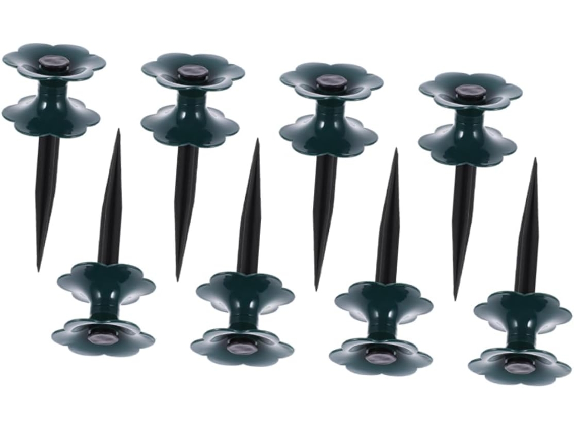 Conjunto De 8 Estacas Guia Para Mangueira Jardim, Resistentes E Com