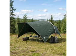 Vidaxl Tarp De Camping Resistente À Água Verde Exército