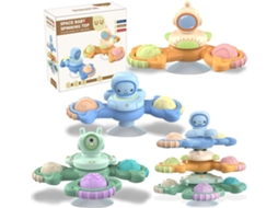 Brinquedos Giratórios Com Ventosa, Brinquedos Montessori Com Tema Espacial Mm Aquaforge