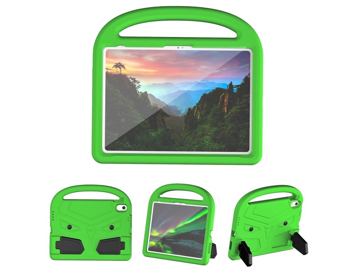 Eva Capa Para Ipad 11 De 11 Geração 2025 Verde Anti-Choque