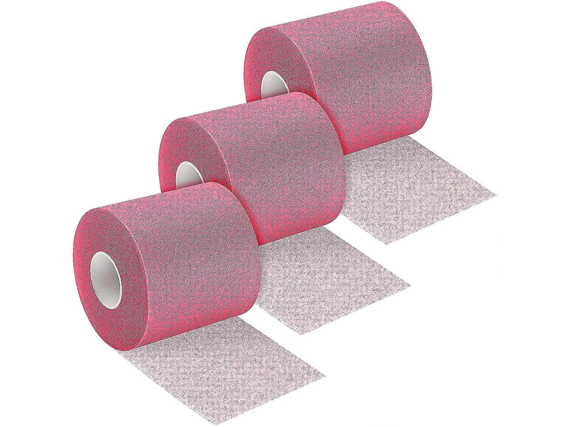 Fita adesiva esportiva Brilvibera 7cm x 27,4m cáqui (pacote com 3)