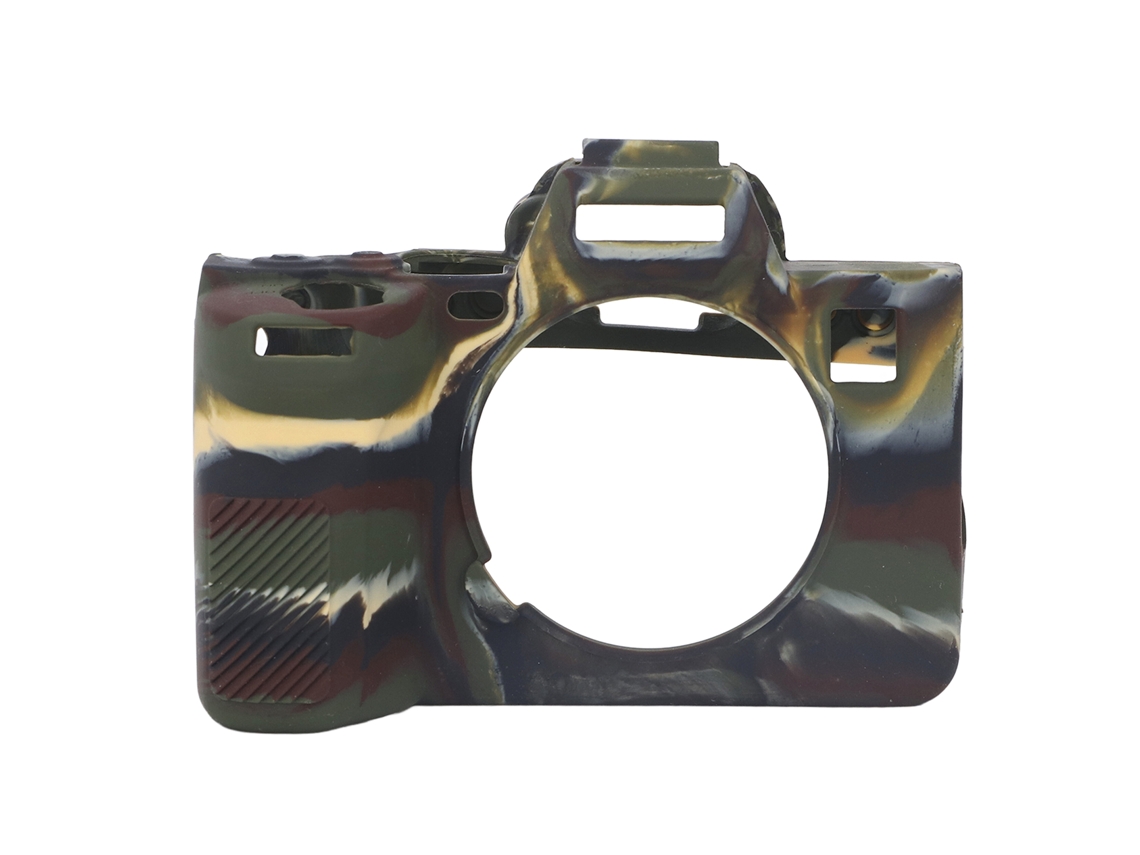 Camouflage Camera Protective Case Silicone Washable Scratch Resistant Digital Camera Accessories Fit For Ilce 7m4 LAXISCREED