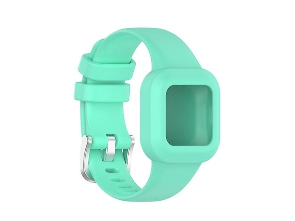 Lurelia Pulseira De Silicone, Compatível Com Relógio Garmin Vivofit Jr3, Azul Petróleo, Acabamento Moderno