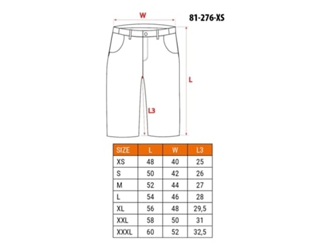 81 276 Xs Calções de proteção Neo Tools