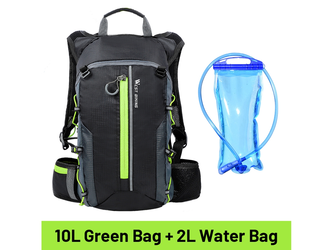 Mochila De Bicicleta Respirável West Biking 10l, À Prova Dágua, Ultraleve, Dobrável, Para Escalada, Viagem E Caminhada Slowmoose