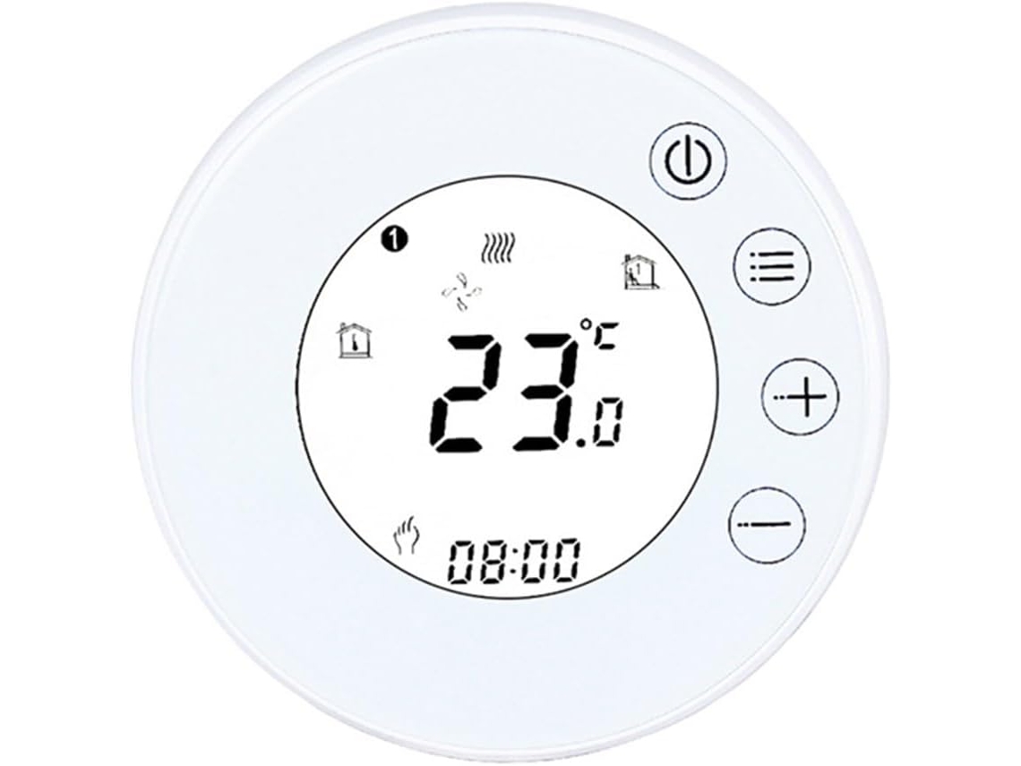 Caldeira(1) Termostato Inteligente Com Tela Sensível Ao Toque Wifi, Com Controle Por
