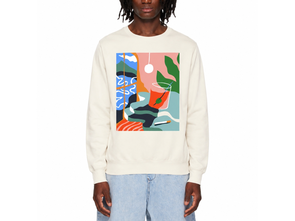 Rockinstone Aperol Club Sweatshirtdouble-sided Print Unique Designer Style