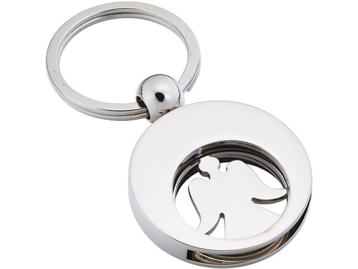 Sleutelhanger "o Anjo" Com Chip De Proteção Do Anjo Da Guarda