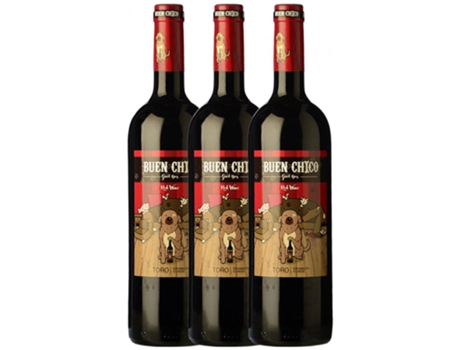 Vinho FRUTOS VILLAR Frutos Villar Buen Chico Tempranillo Toro Crianza (0.75 L - 3 unidades)
