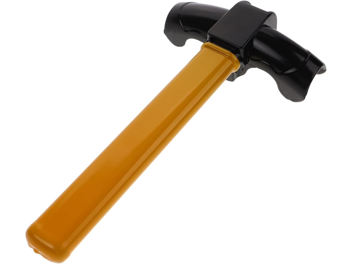 Dispositivo Antifurto Para Travar O Volante Do Veículo, Feito De Ferro Amarelo. Trava Para Volante De Carro.