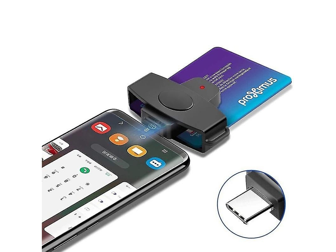 Lurelia Leitor Smart Card Usb-c/usb, Sim/cac/ic/id, Ccid/iso 7816
