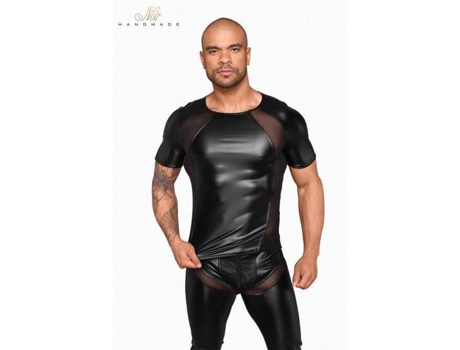 T-shirt Wetlook E Mesh H056 - Pequena - Preta