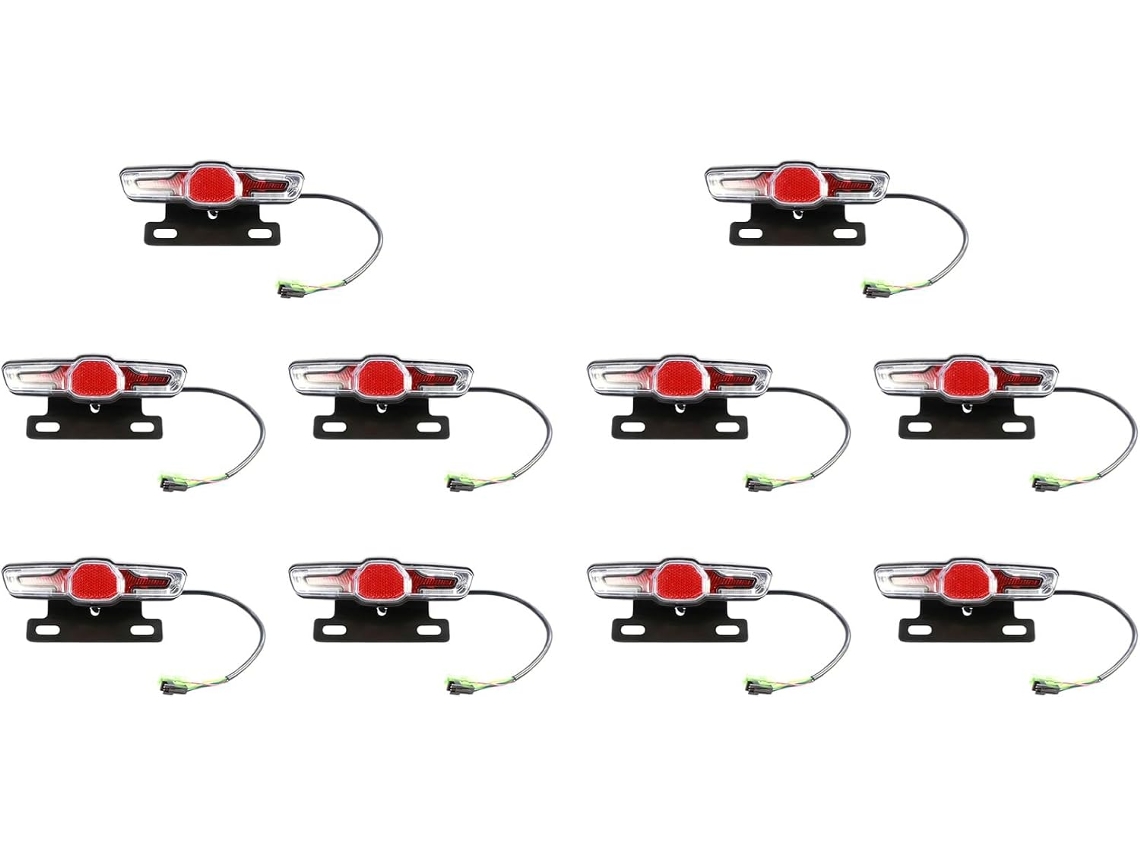 10x Électrique Bike 5 Led Lumière Arrière Vélo E bike Light SFUSHOS