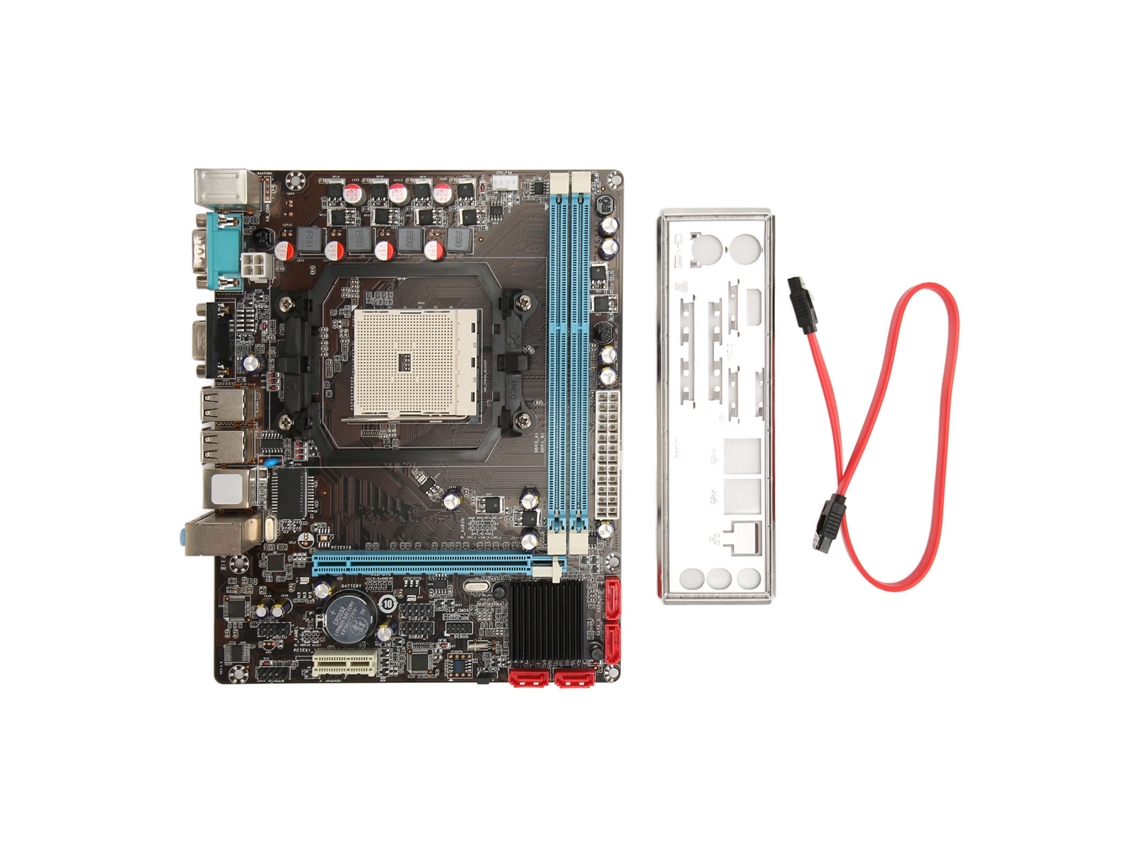 Placa-mãe A55 Ddr3 M Atx Interface Fm1 Placa-mãe De Desktop Pc Para Games Com Nic De 100m