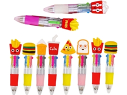 Conjunto De 10 Canetas Em Gel Retráteis Com Tinta À Prova Borrões E 4