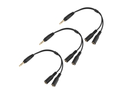 Adaptador divisor de microfone para celular, K Song