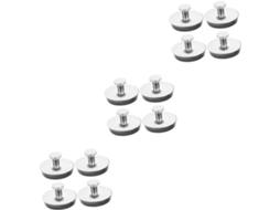 Conjunto De 12 Tampões De Aço Inoxidável Para Pia, Garantindo Drenagem E Vedação Perfeitas.