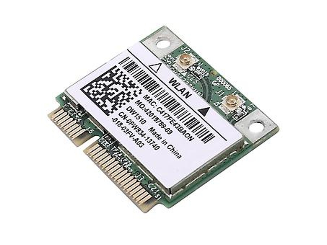 Bcm94322hm8l Bcm94322 Placa De Rede Sem Fio Mini Pcie Wifi De Banda Dupla De 300 Mbps 802.11a/b/g Dw1510 Para Slowmoose
