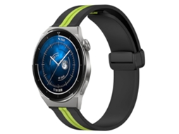 Pulseira De Silicone Dobrável Com Fecho Magnético Para Huawei Watch Gt3 Pro 46mm 22mm