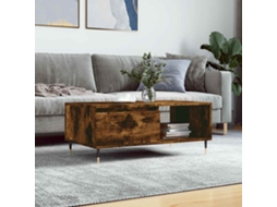 Vidaxl Mesa De Centro 90x50x36,5 Cm Derivados Madeira Carvalho Fumado