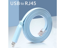 Cabo Usb Para Rj45 De 1,8 M Console Cisco, Azul.-aquaforge