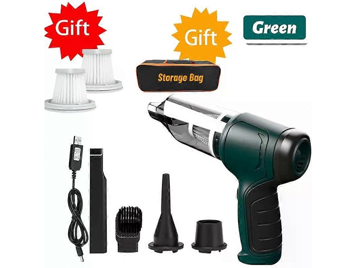 Aspirador De Pó Sem Fio Para Carro 9000pa 3 Em 1, Soprador, Sem Fio, Portátil, Automático, Doméstico, Carro, Uso Duplo, Mini Aspi Aquaforge