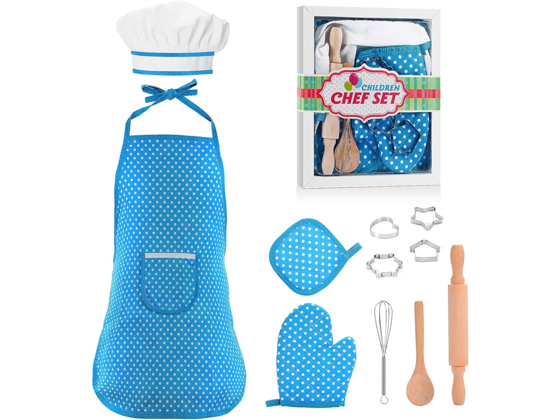 Presentes de 3 a 6 Anos Conjunto de Culinária e Panificação Conjunto de Chef Brinquedos de 3 a 6 Anos JEDBESETZT