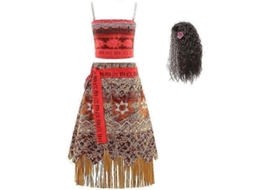 Fantasia de Princesa Moana para Meninas - Halloween 2026 - Festa de Carnaval