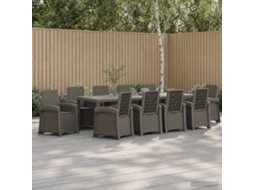 Vidaxl Conjunto De Jantar Para Jardim 11 Unid. Pp