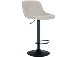 Banco de bar Loft creme/tecido CLP
