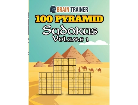 Livro 100 Pyramid Sudokus Volume 1 De Brain Trainer (inglês)