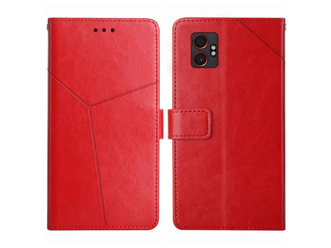 Capa De Couro Flip Com Padrão Y Para Samsung Galaxy Xcover7 Pro