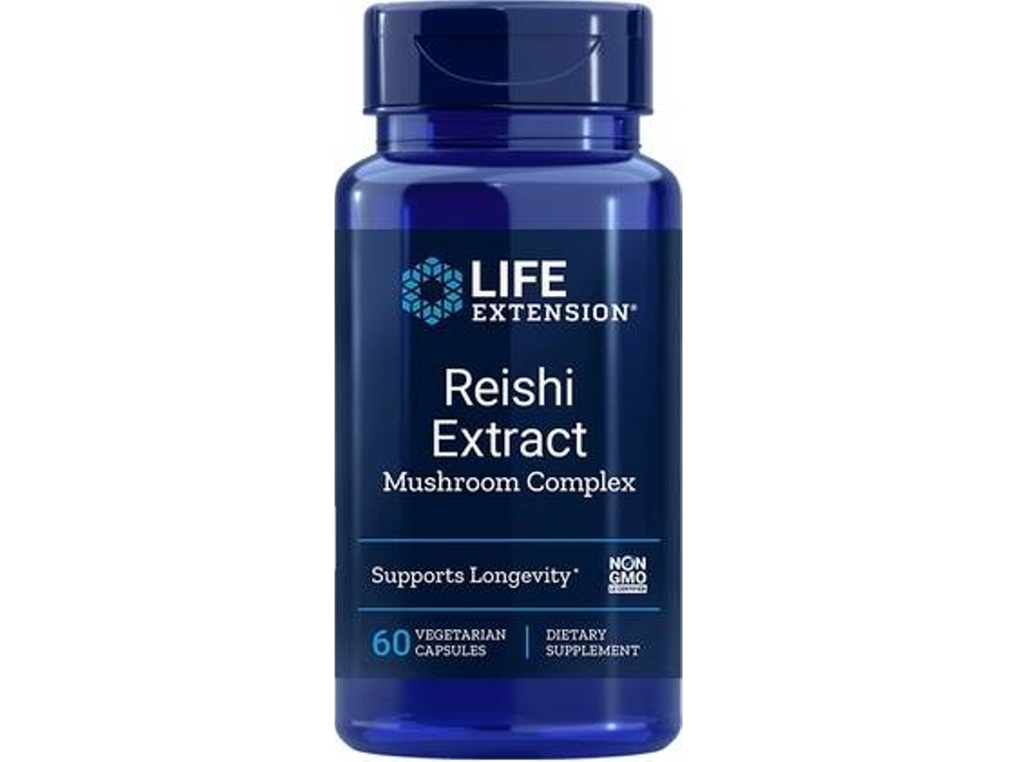 Suplemento Alimentar LIFE EXTENSION Complexo De Cogumelos Com Extrato De Reishi (60 cápsulas vegetais)