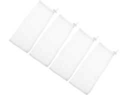Inoomp Kit de 4 Sacos para Alimentação de Pássaros, com Cordão Ao Vento, Alimentador Robusto em Malha Hexagonal de CHABERLU