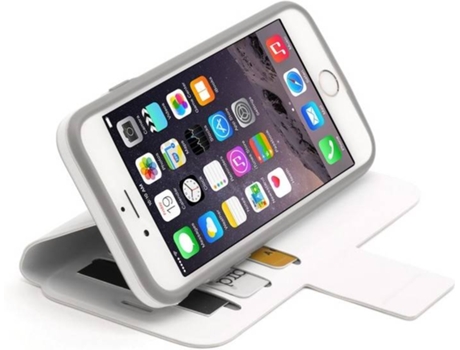 Capa  Wallet Style iPhone 6, 6s Branco