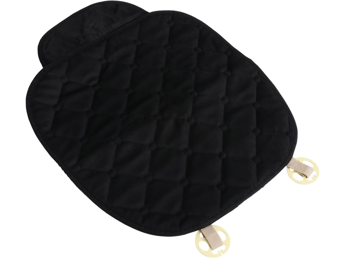 Almofada De Pelúcia Preta Para Assento De Carro, Impermeável E Resistente Ao Desgaste.