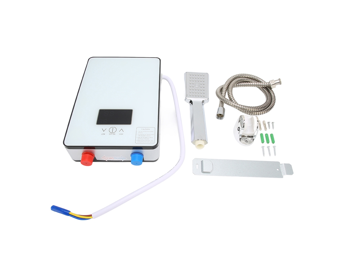 Aquecedor de água instantâneo 6500w, 220v, para casa e banho