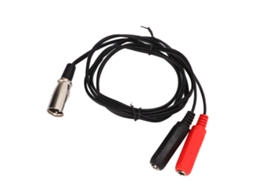 1.5m Xlr Male To Dual 6.35mm Female Adapter Cable Left And Right Channel Stereo Audio Cable LAXISCREED