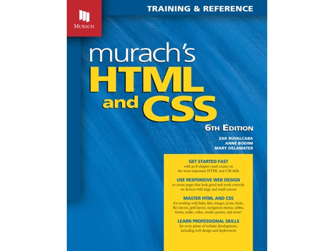 Livro Murachs Html And Css De Zak Ruvalcaba, Anne Boehm Et Al. (inglês)