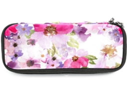 Lápis de cor aquarela de grande capacidade com estampa floral, ideais para escola, mesa de trabalho e adultos.