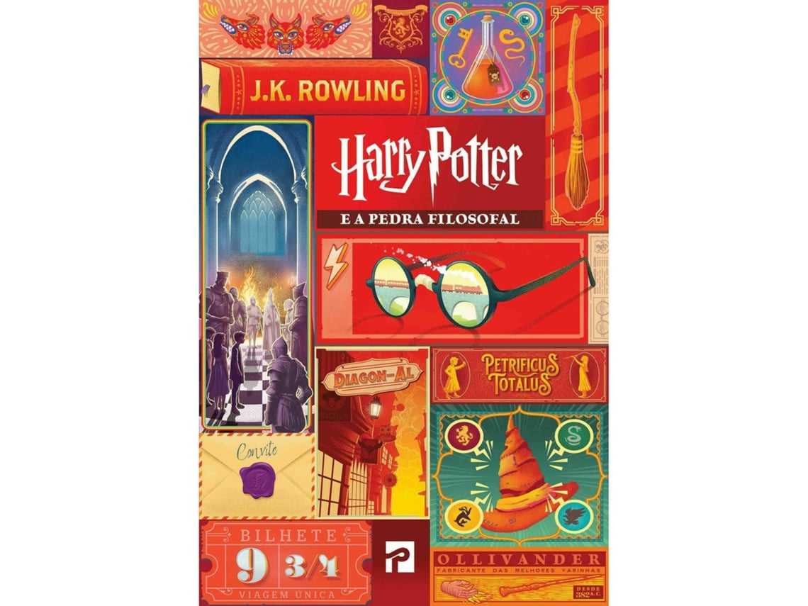 Livro Harry Potter e a Pedra Filosofal (Livro 1) de J.K. Rowling (Português)