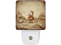 Luz Noturna Led Com Sensor, Luz Noturna Branca Quente Suave Banheiro, Quarto E Cozinha Quadrada