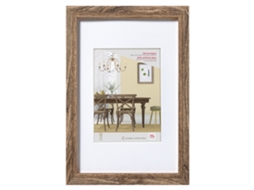 Fiortio Wooden Frame 50X60 Cm Walnut Artifical Glass