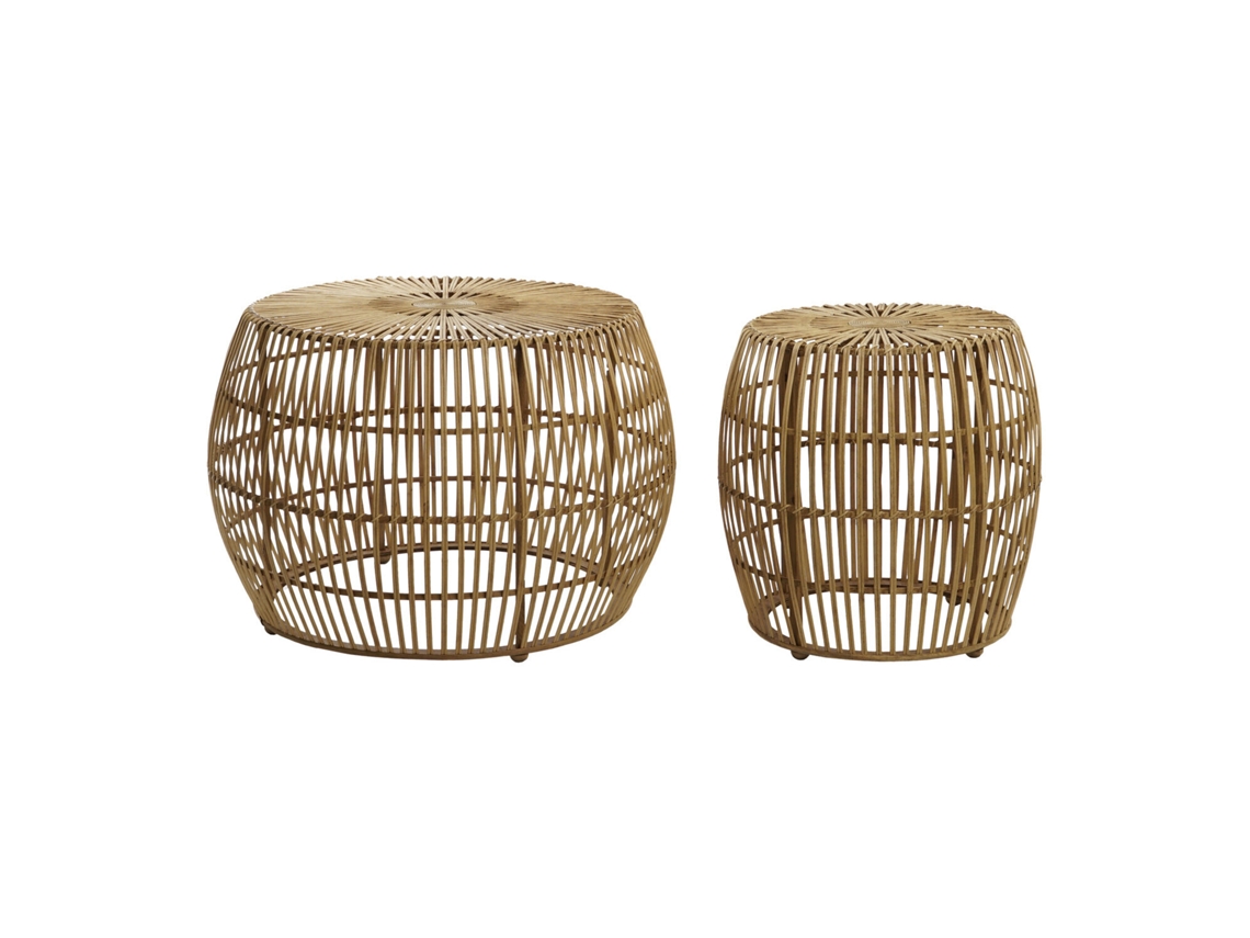 Mesa de Centro ALEXANDRA HOUSE LIVING, madeira de manga natural, 100x60x45cm