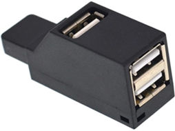 Adaptador Divisor De Hub Usb Portátil Alta Velocidade Para 3 Portas