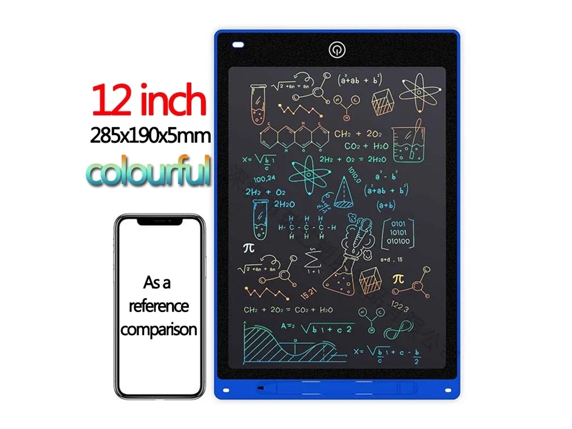 Tablet De Escrita Lcd 10 Polegadas Para Crianças Quadro Mágico Desenho, Bloco Rascunhos, Quadro Negro Grafite Aquaforge