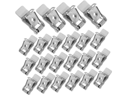 Conjunto De 40 Presilhas Metálicas Para Iluminação Embutida Com Suportes De Mola Resistentes Para Fi Gokoco