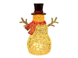 Laxiscreed Decoração De Natal Boneco De Neve Com Luz Noturna E Iluminação De Mesa