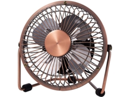 Ventilador De Mesa Silencioso E Recarregável Com 5 Velocidades Ângulo