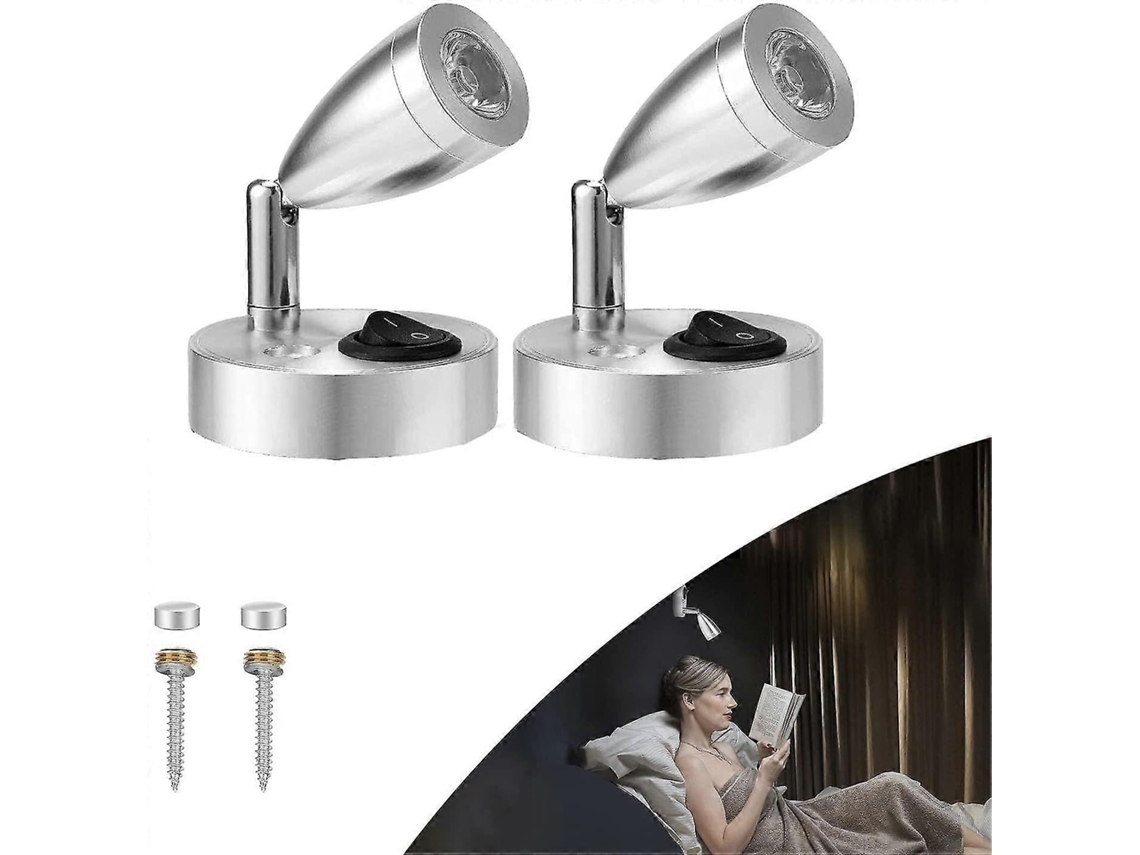 Luzes De Leitura Holofote Led 3w 12v Com Switch Nostalgia88